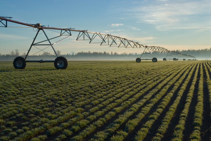 Pinckney Well Drilling & Geothermal | Coastal areas of SC and GA | agricultural sprinklers in field