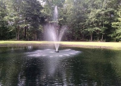 Pinckney Well Drilling & Geothermal | Coastal areas of SC and GA | fountain in pond